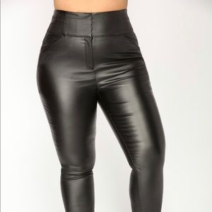 Fashion Nova Faux Leather Libby Pants